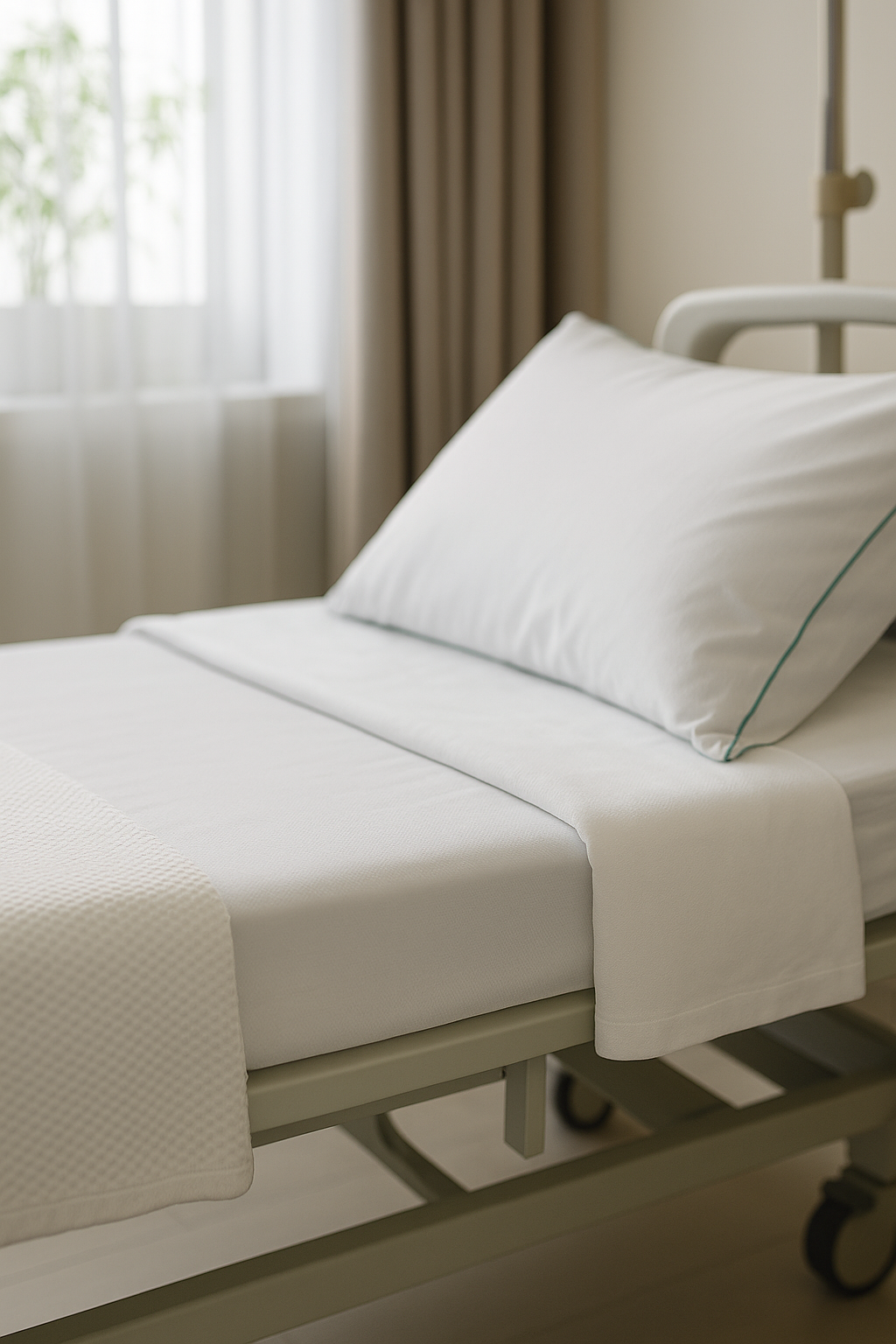 Hospital Bedding Category - Flat Sheets and Pillow Covers